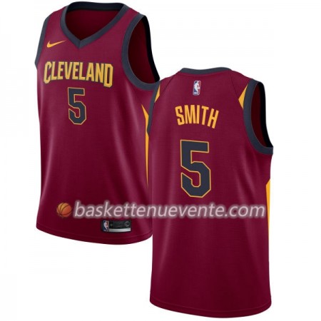 Maillot Basket Cleveland Cavaliers JR Smith 5 Nike 2017-18 Rouge Swingman - Homme